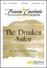 The Drunken Sailor SATB choral sheet music cover